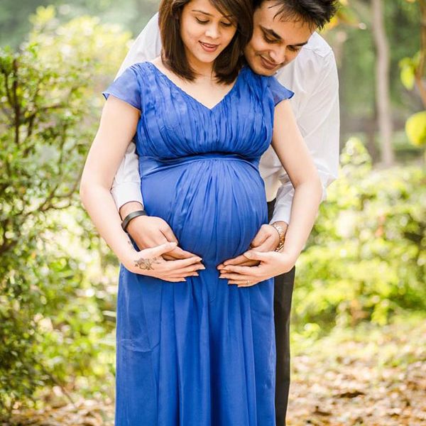 عکس دو نفره بارداری