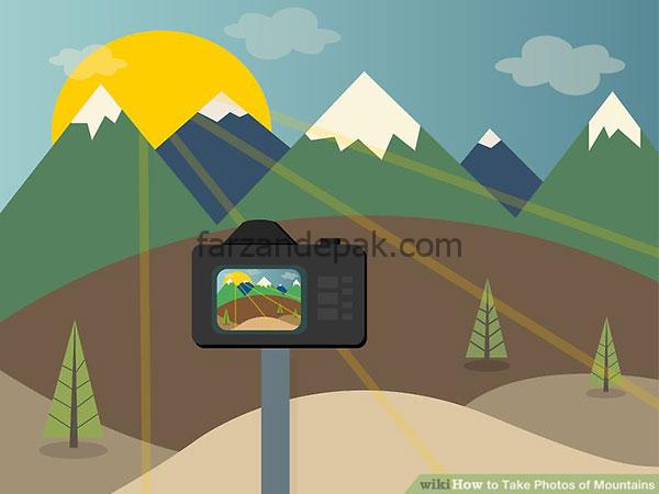 روش عکاسی از کوه